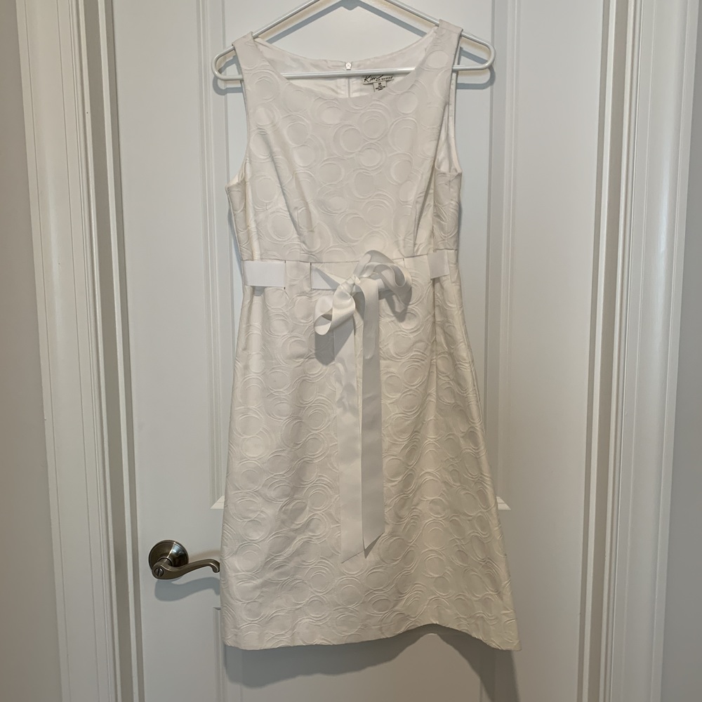 Kim Roger’s Sleevess Short White Dress 10